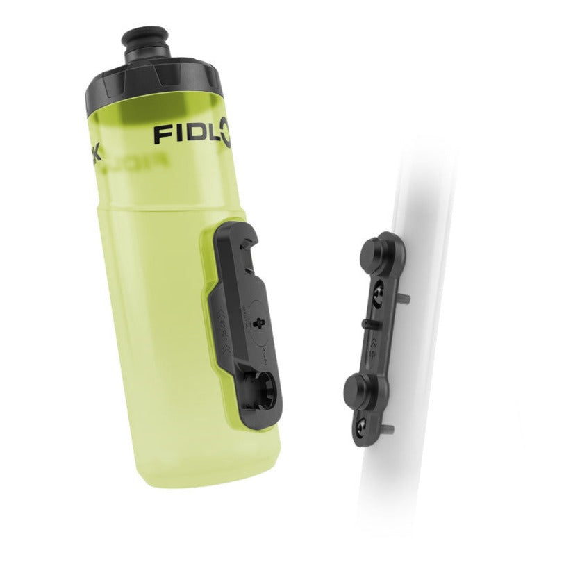 Fidlock Twist Bottle and Bike Mount - Transparent Yellow - 600ml