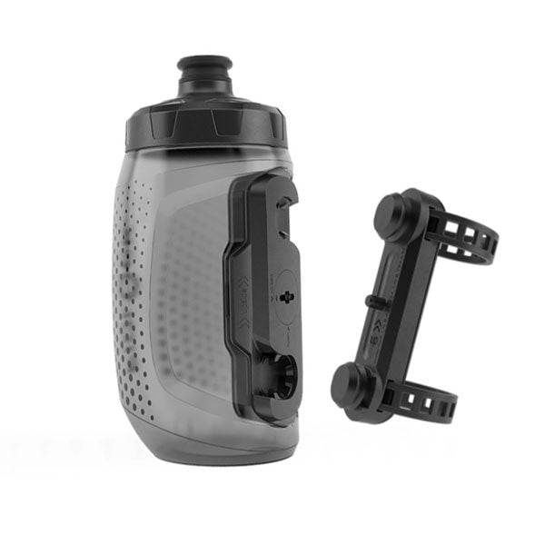 Fidlock Twist Bottle and Uni Base Mount - Transparent Black - 450ml