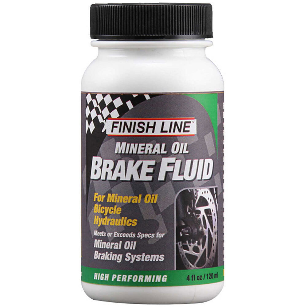 Finish Line Mineral Oil Brake Fluid 120ml Bottle - 120ml Bottle