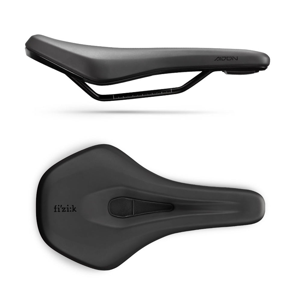 Fizik Aidon X5 Saddle - Black - S-Alloy - 145mm