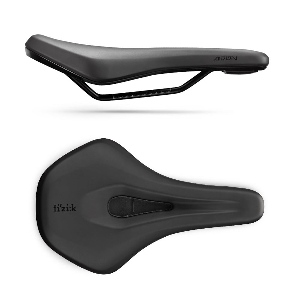 Fizik Aidon X5 Saddle - Black - S-Alloy - 160mm