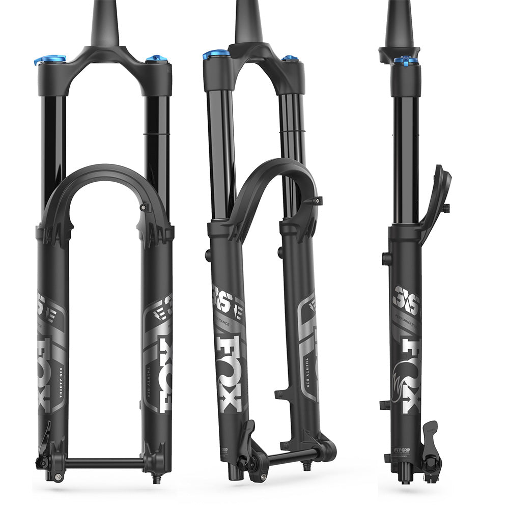 Fox Shox 36 Float E-Optimized Performance Fork - 29 Inch - 160mm Travel - 15x110mm Boost - 44mm - QR Lever - 2023-24 - Grip 3 Pos - Tapered 1 1-8-1.5 Inch - Matte Black