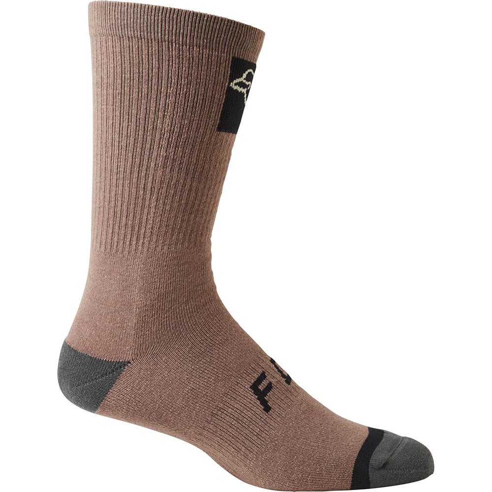 Fox 8" Defend Crew Socks - S/M - Plum Perfect