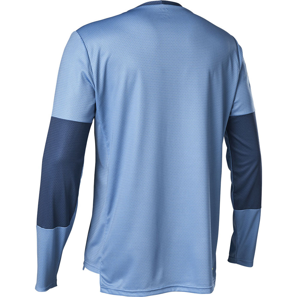 Fox Defend Long Sleeve Jersey - L - Foxhead Dusty Blue