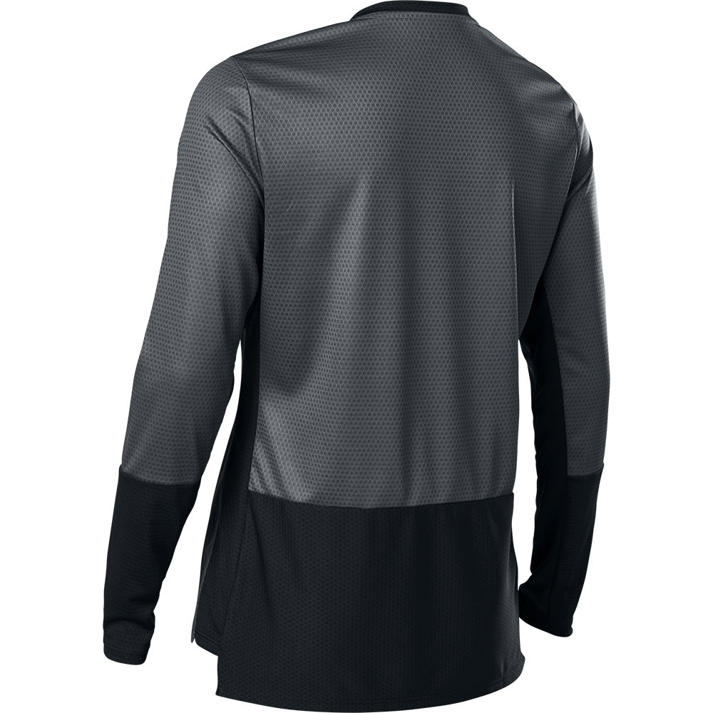 Fox Women's Defend Long Sleeve Jersey - XS - Dark Shadow