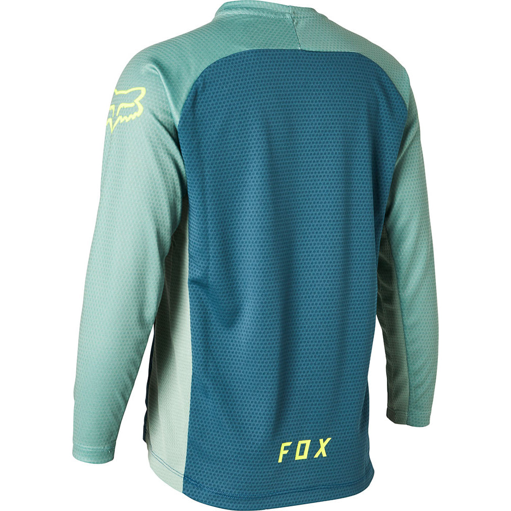 Fox Defend Youth Long Sleeve Jersey - Youth M - Slate Blue