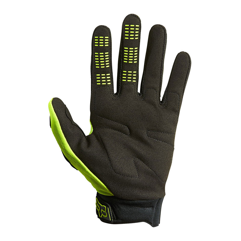 Fox Dirtpaw Gloves - L - Flo Yellow