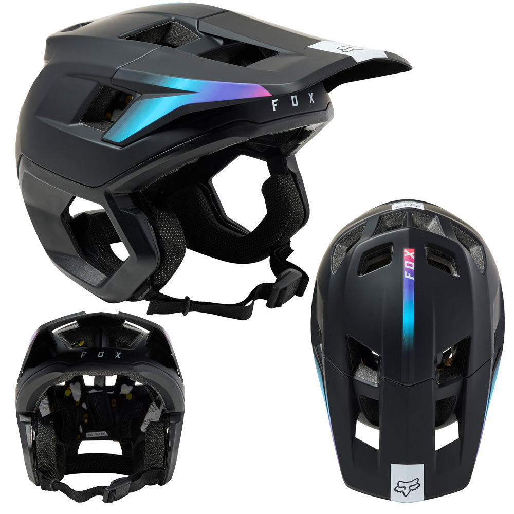 Fox Dropframe Pro MIPS Helmet - S - Rtrn Black