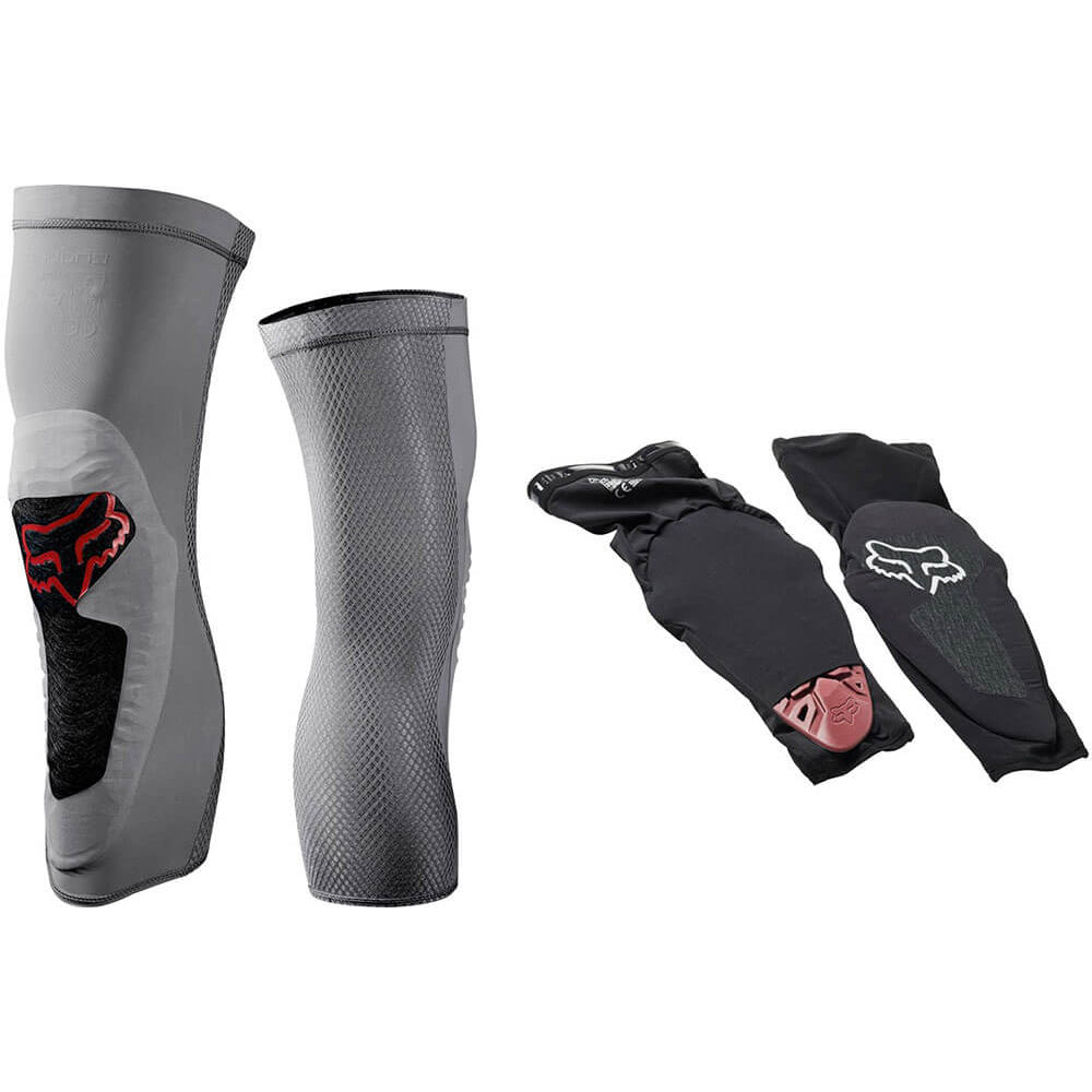 Fox Enduro Pro Knee Pads - S - Grey Vintage