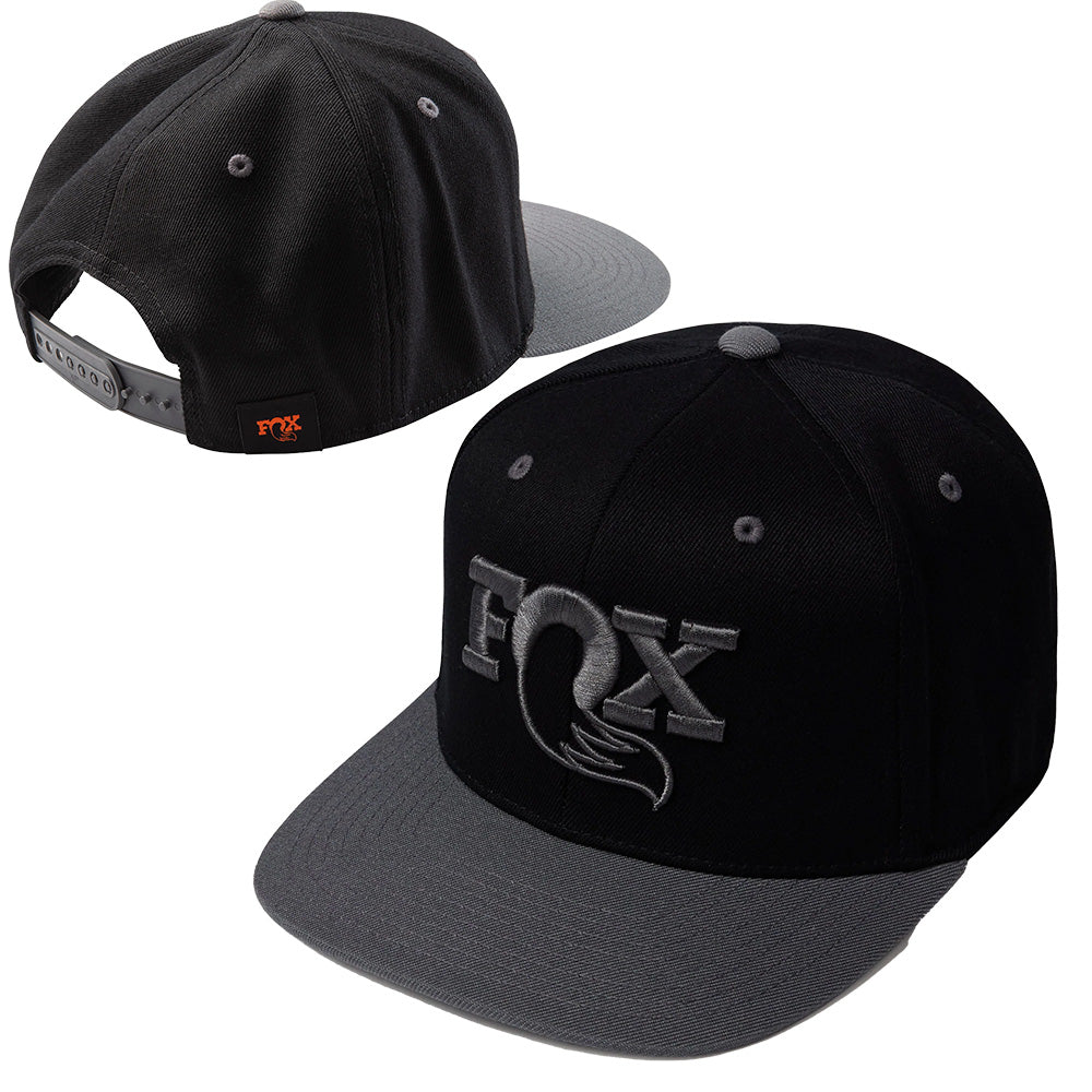 Fox Factory Authentic Snapback Hat - One Size Fits Most - Grey