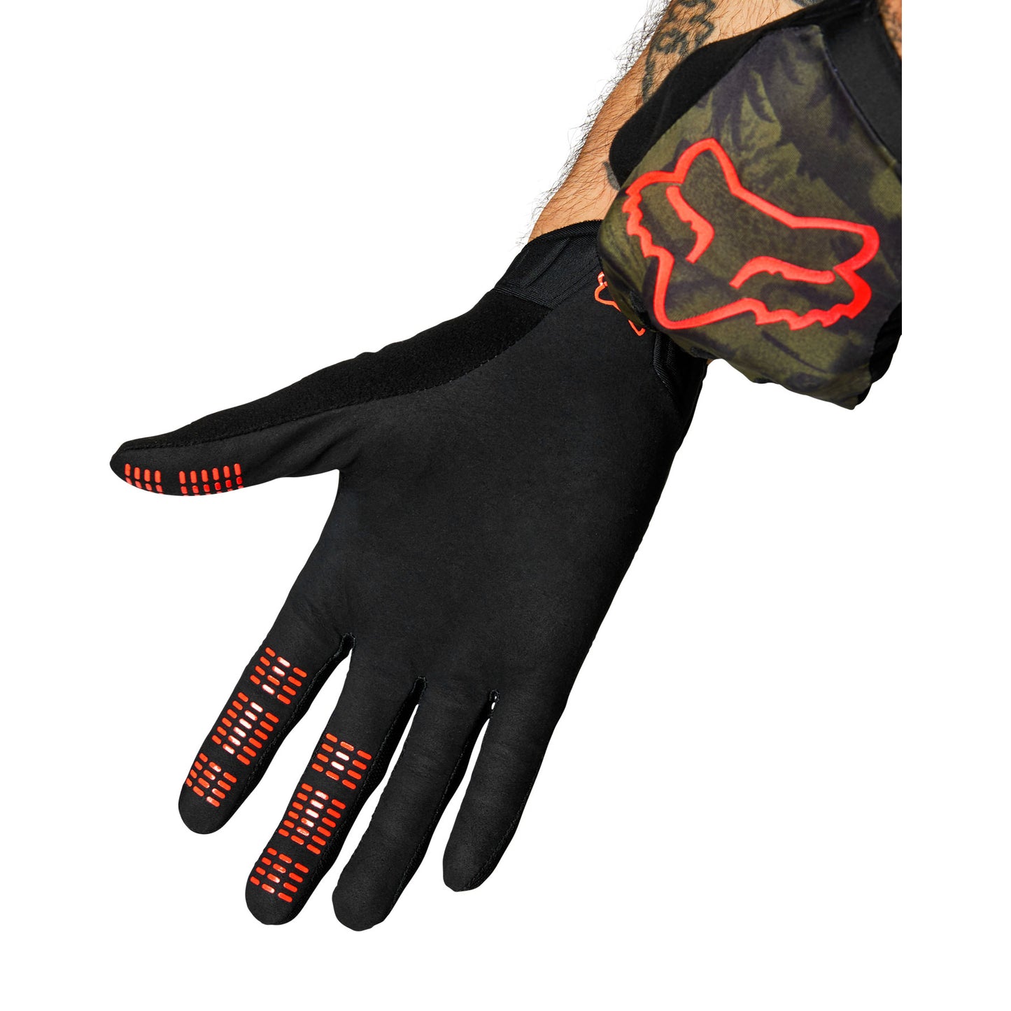 Fox Flexair Ascent Gloves - M - Olive Green