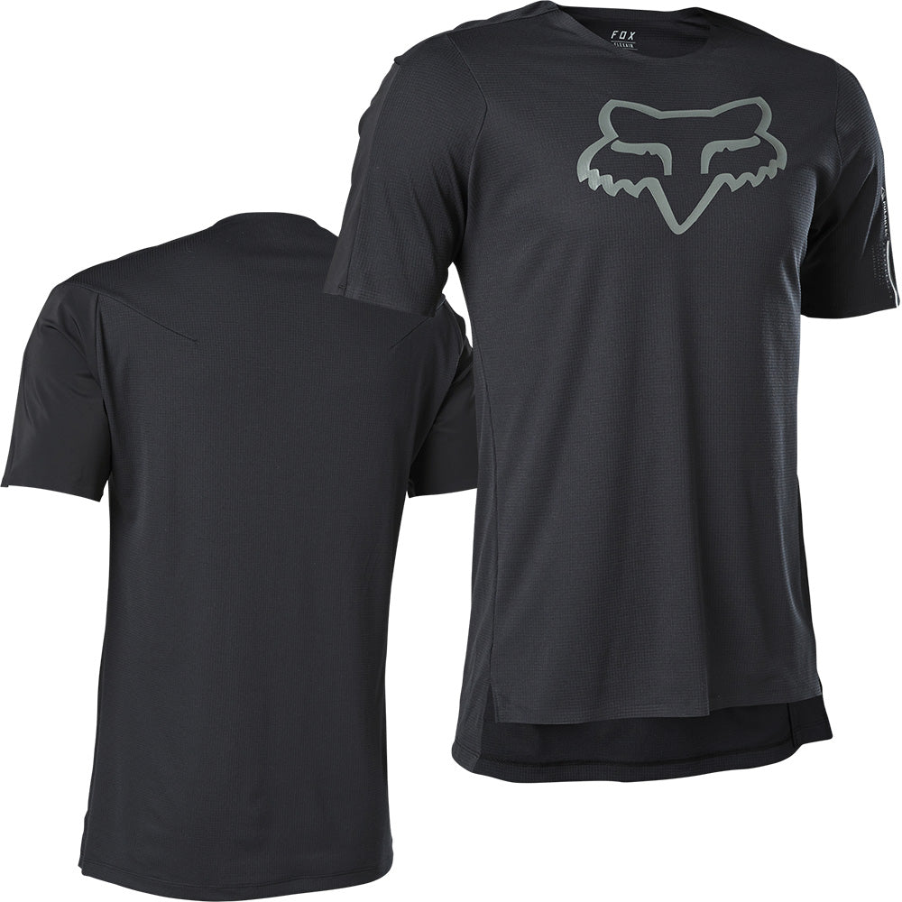 Fox Flexair Delta Short Sleeve Jersey - L - Black