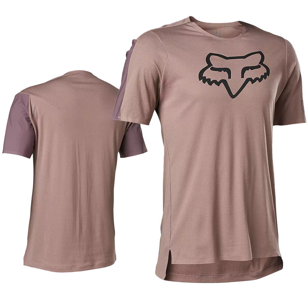 Fox Flexair Delta Short Sleeve Jersey - L - Plum Perfect