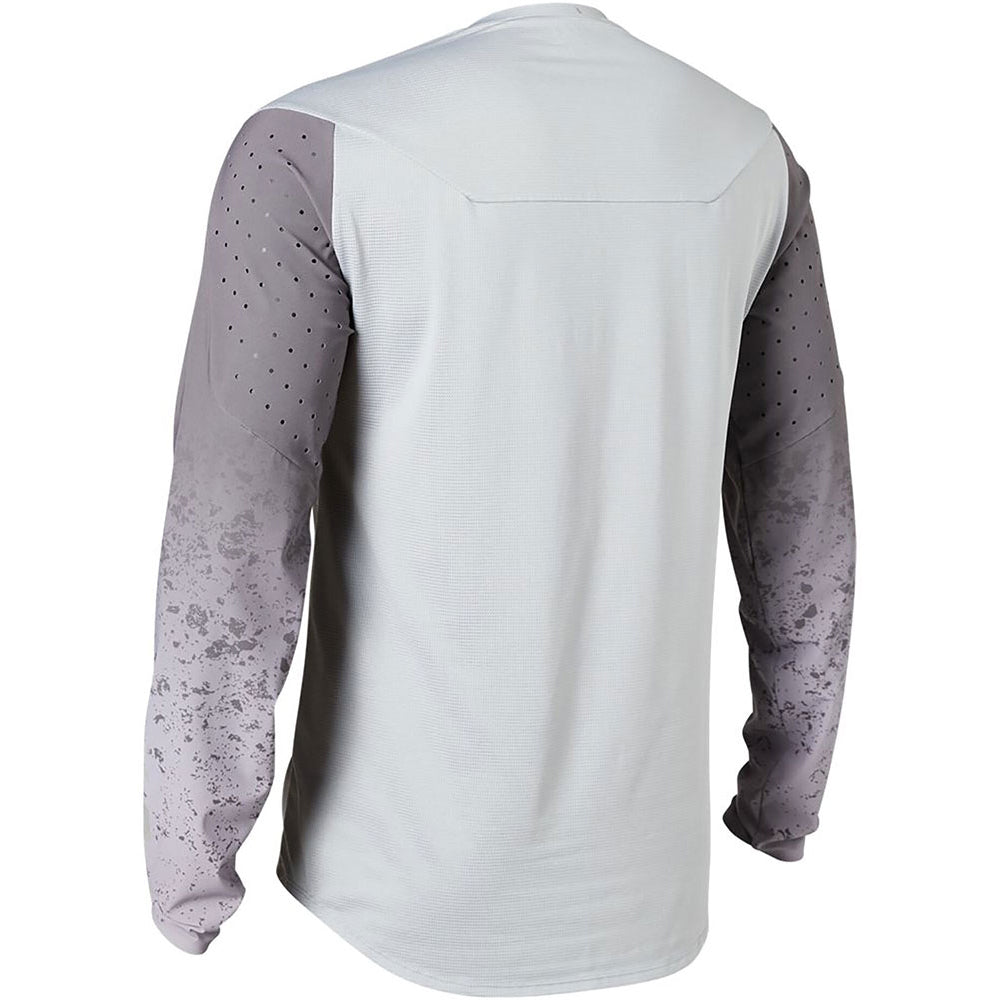 Fox Flexair RS Lunar Long Sleeve Jersey - L - Light Grey