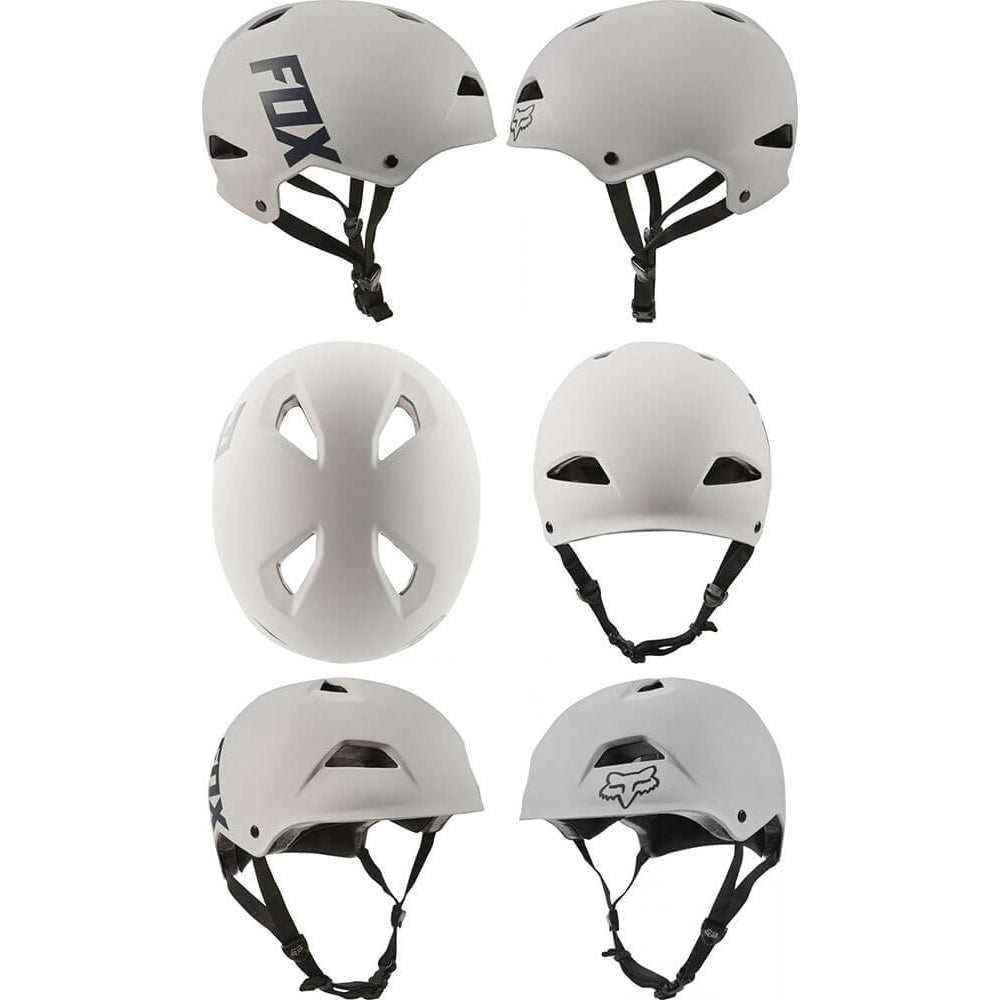 Fox Flight Hardshell Helmet - L - White - AS-NZS 2063-2008 Standard