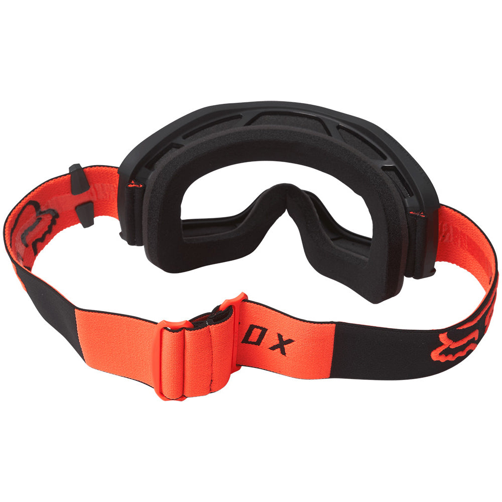 Fox Main Goggles - One Size Fits Most - Stray Black - Orange - Clear Lens