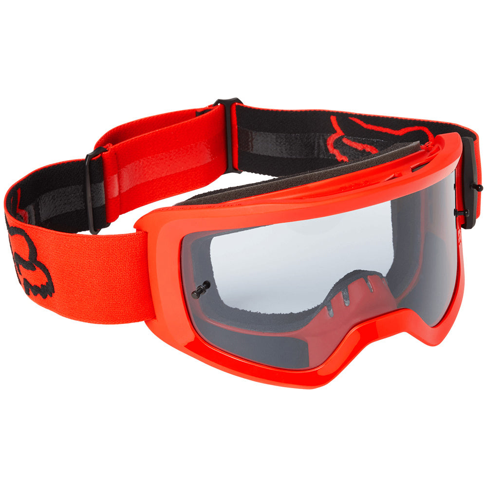 Fox Main Goggles - One Size Fits Most - Stray Fluorescent Red - Spark Red Mirror Lens