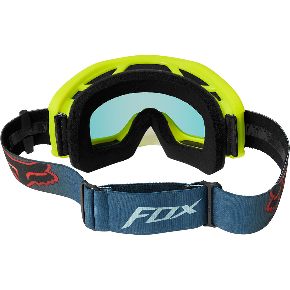 Fox Main Goggles - One Size Fits Most - Venz Fluorescent Red - Spark Red Mirror Lens