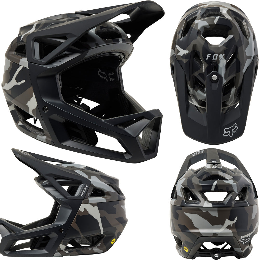 fox mtb helm camo Fox Proframe RS MIPS Helmet - S - Mhdrn Black Camo