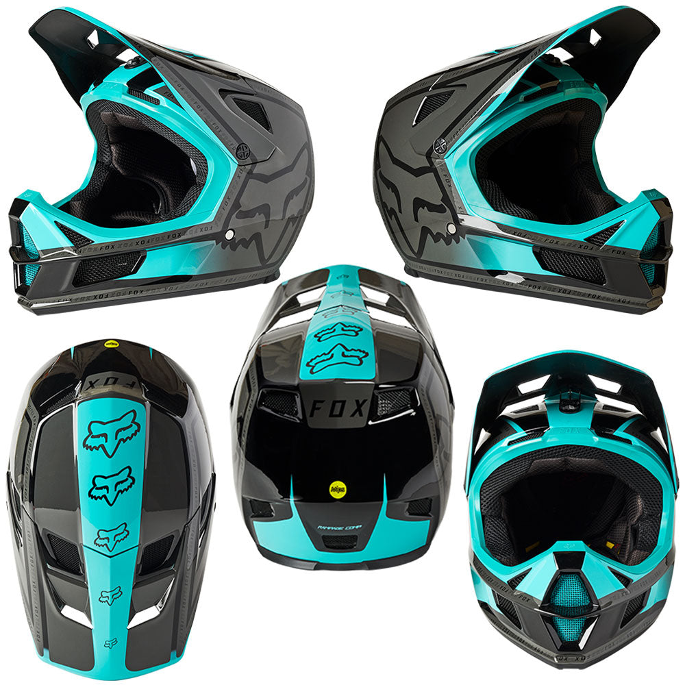 Fox Rampage Comp Helmet - 2XL - Cali Teal - AS-NZS 2063-2008 Standard