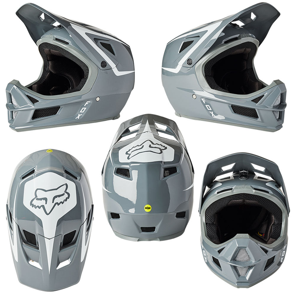 Fox Rampage Comp Helmet - 2XL - Repeater Pewter - AS-NZS 2063-2008 Standard