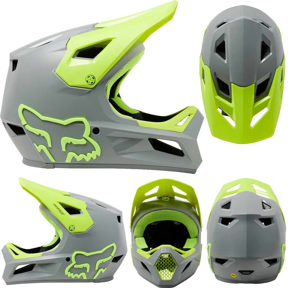 fox rampage fullface helm Fox Rampage MIPS Helmet - M - Ceshyn Grey
