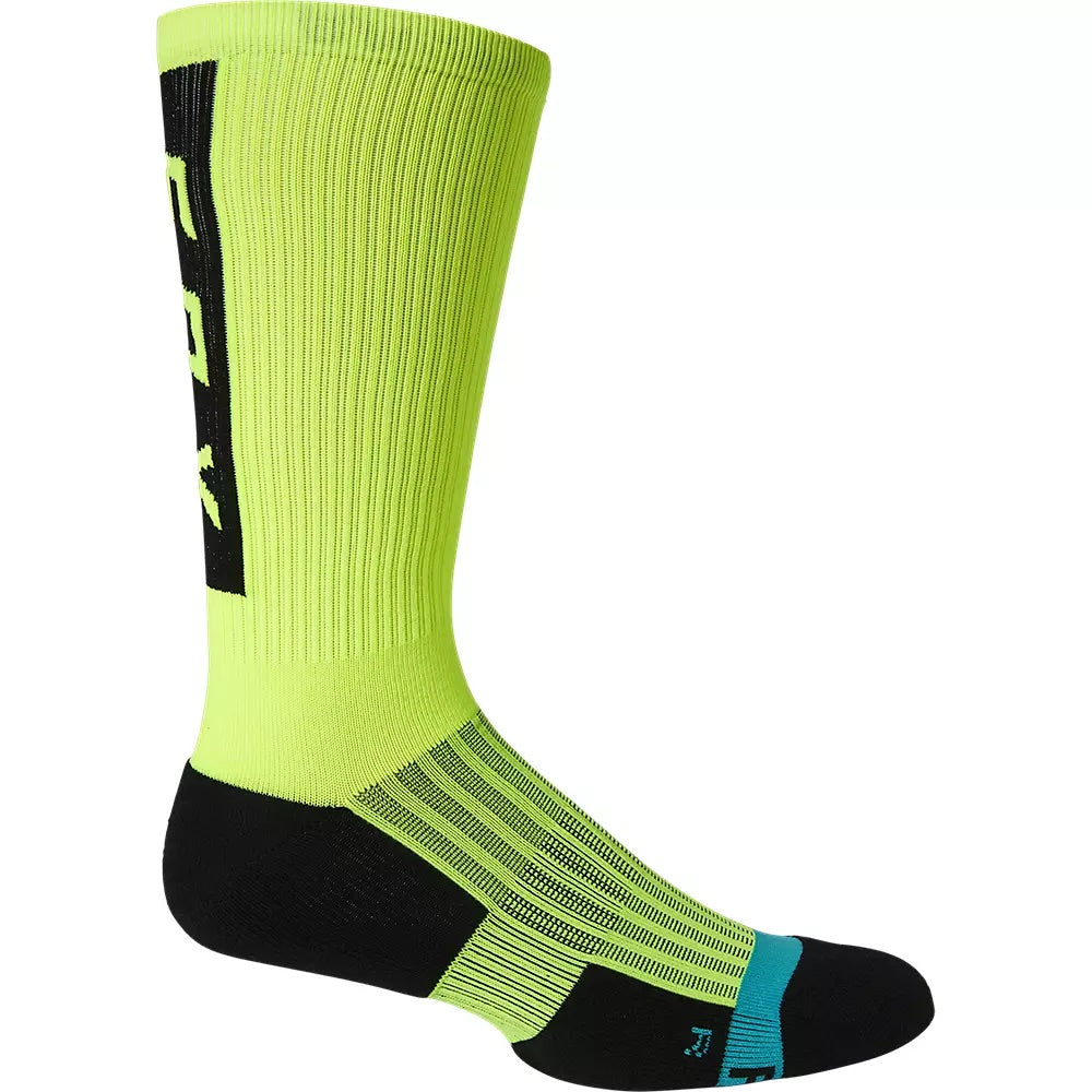 Fox Ranger 10 Inch Cushion Socks - L-XL - Fluorescent Yellow
