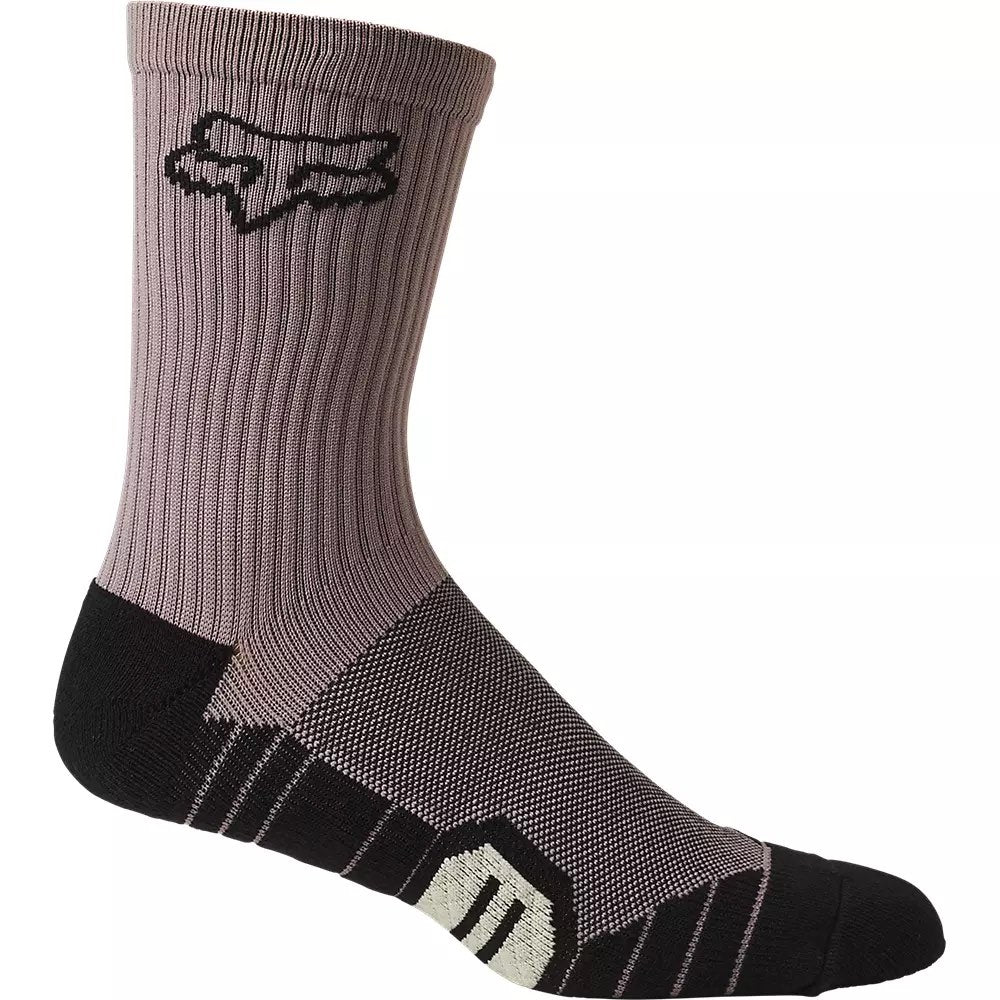 Fox Ranger 6 Inch Cushion Socks - S-M - Plum Perfect