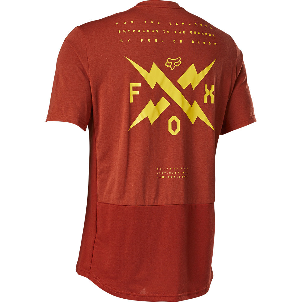 Fox Ranger Dri-Release Short Sleeve Jersey - XL - Calibrated Red Clay