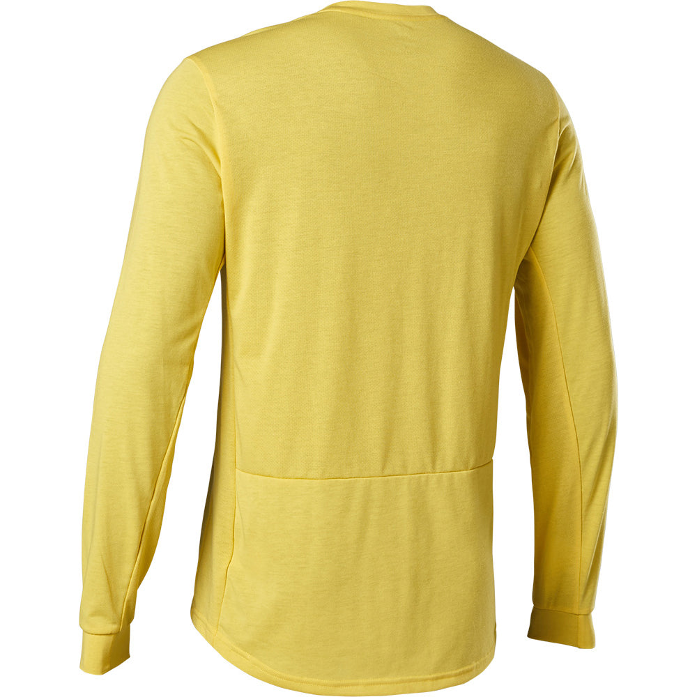 Fox Ranger Dri-Release Long Sleeve Jersey - M - Pear Yellow