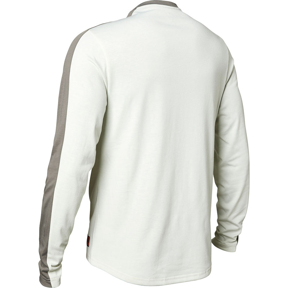 Fox Ranger Dri-Release Mid Long Sleeve Jersey - S - Slide Light Grey