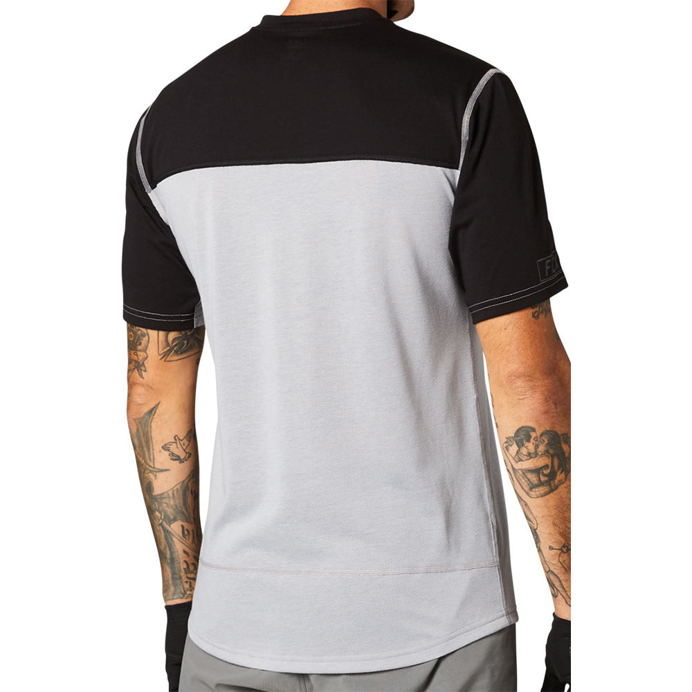 Fox Ranger Dri-Release Short Sleeve Jersey - S - Henley Steel Grey