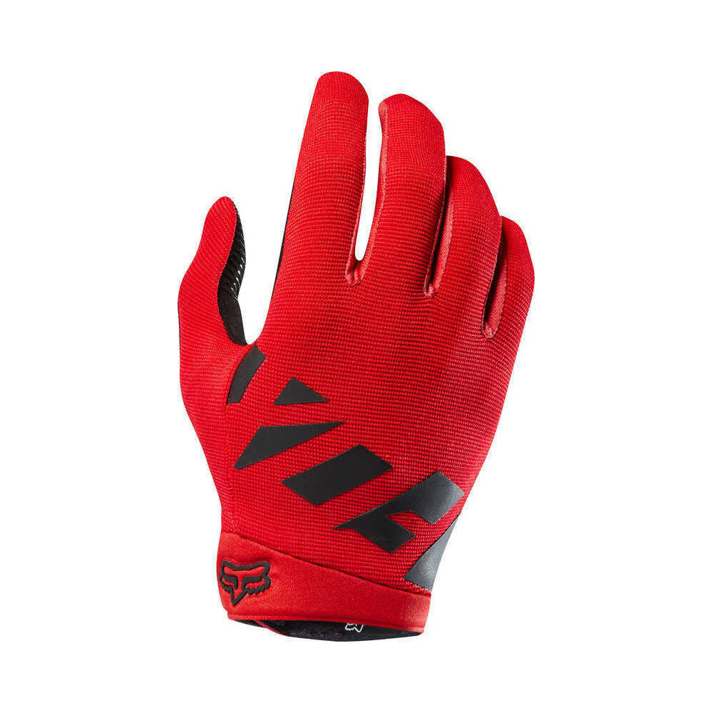 Fox Ranger Full Finger Gloves - M - Bright Red