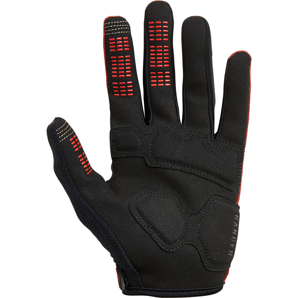 Fox Ranger Gel Women's Full Finger Gloves - M - Red Clay