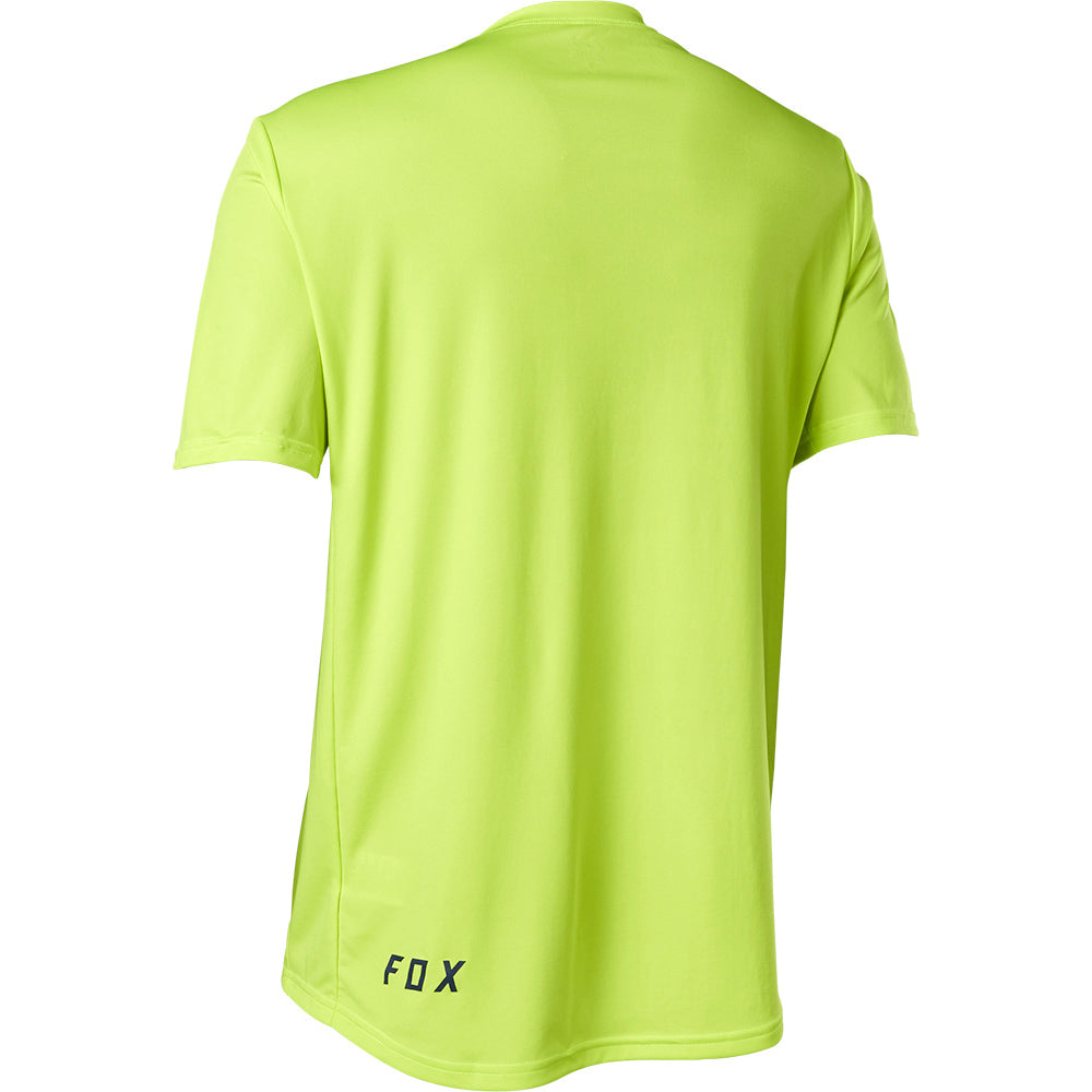 Fox Ranger Short Sleeve Jersey - M - Fluorescent Yellow
