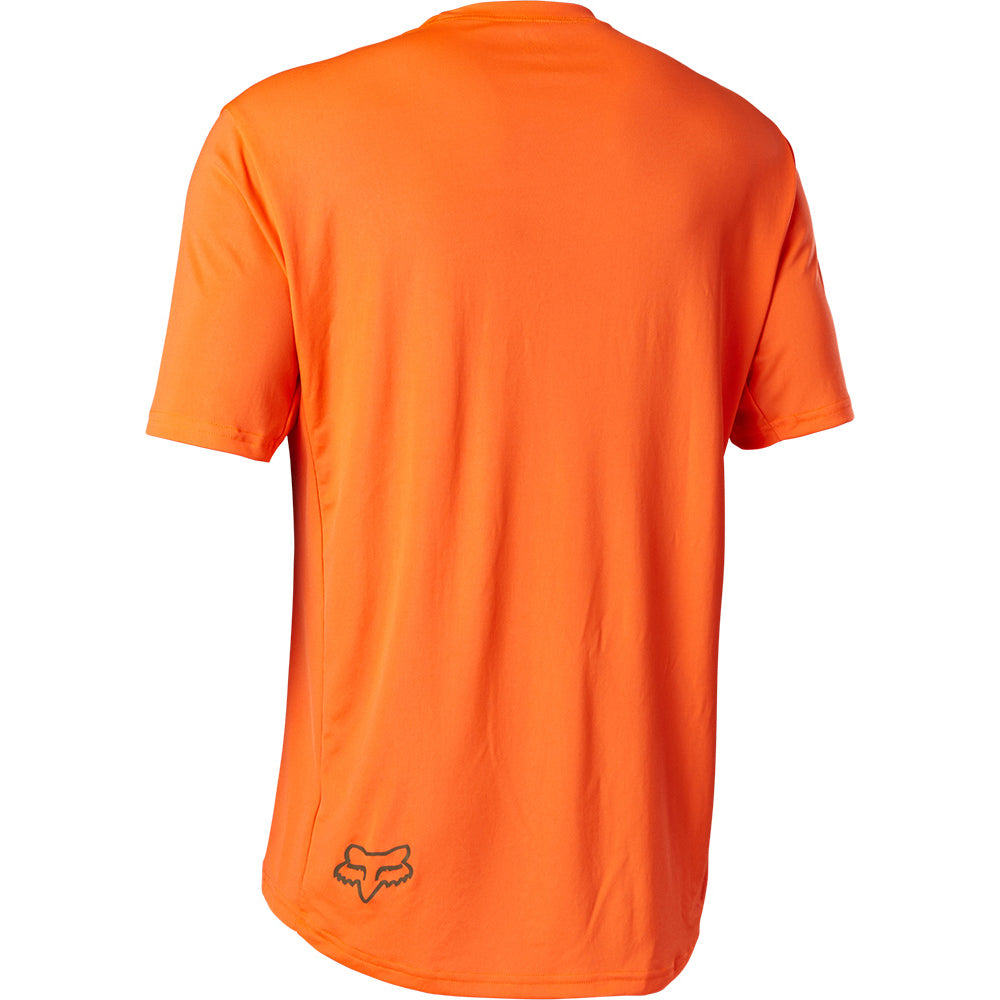 Fox Ranger Short Sleeve Jersey - L - Moth Fluorescent Orange