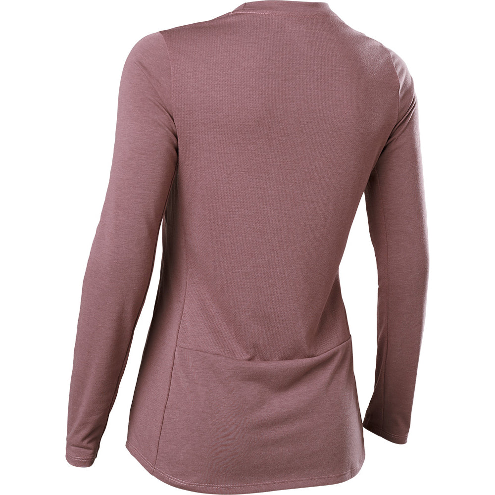 Fox Ranger Women's Dri-Release Long Sleeve Jersey - L - Plum Perfect