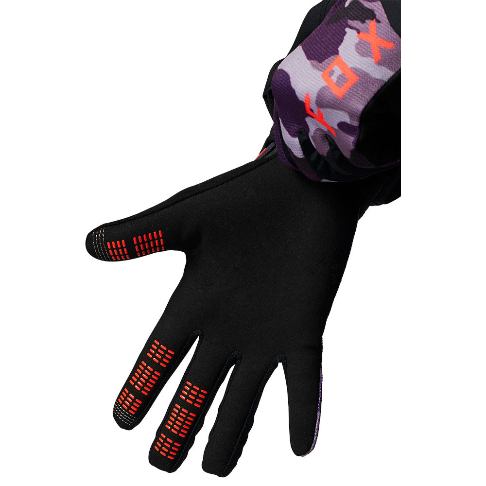 Fox Ranger Women's Gloves - M - Refuel Camo Dark Purple
