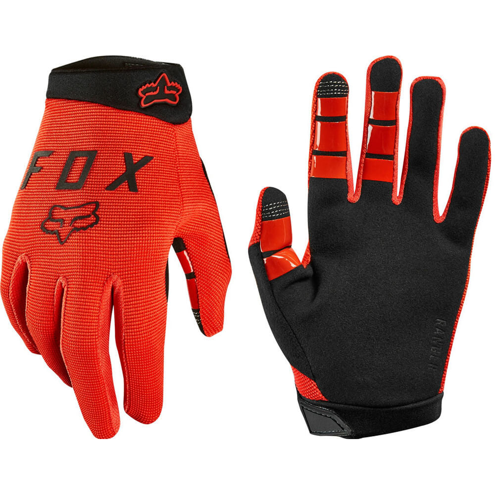 Fox Ranger Youth Gloves - Youth M - Orange Crush.5