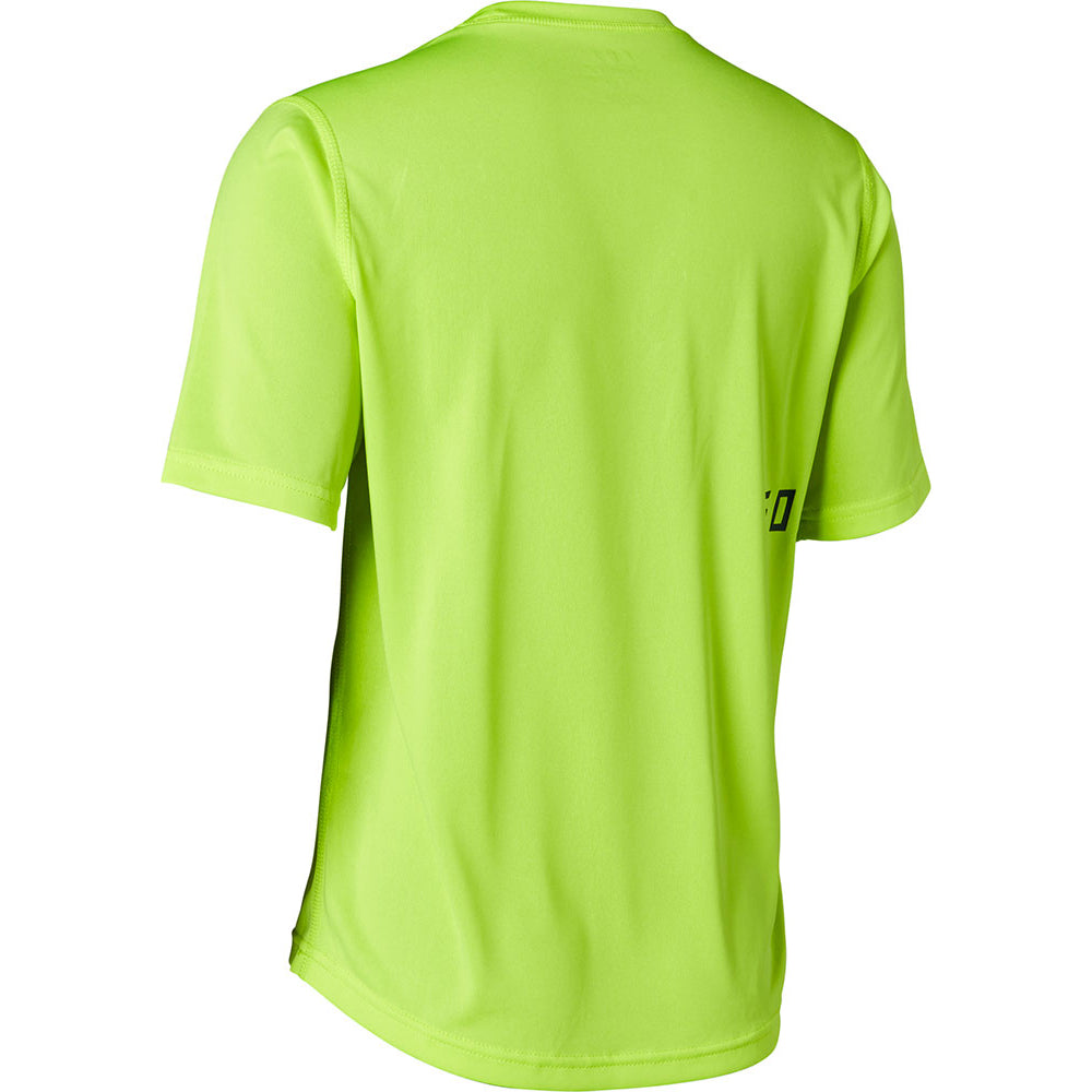 Fox Ranger Youth Short Sleeve Jersey - M - Fluorescent Yellow
