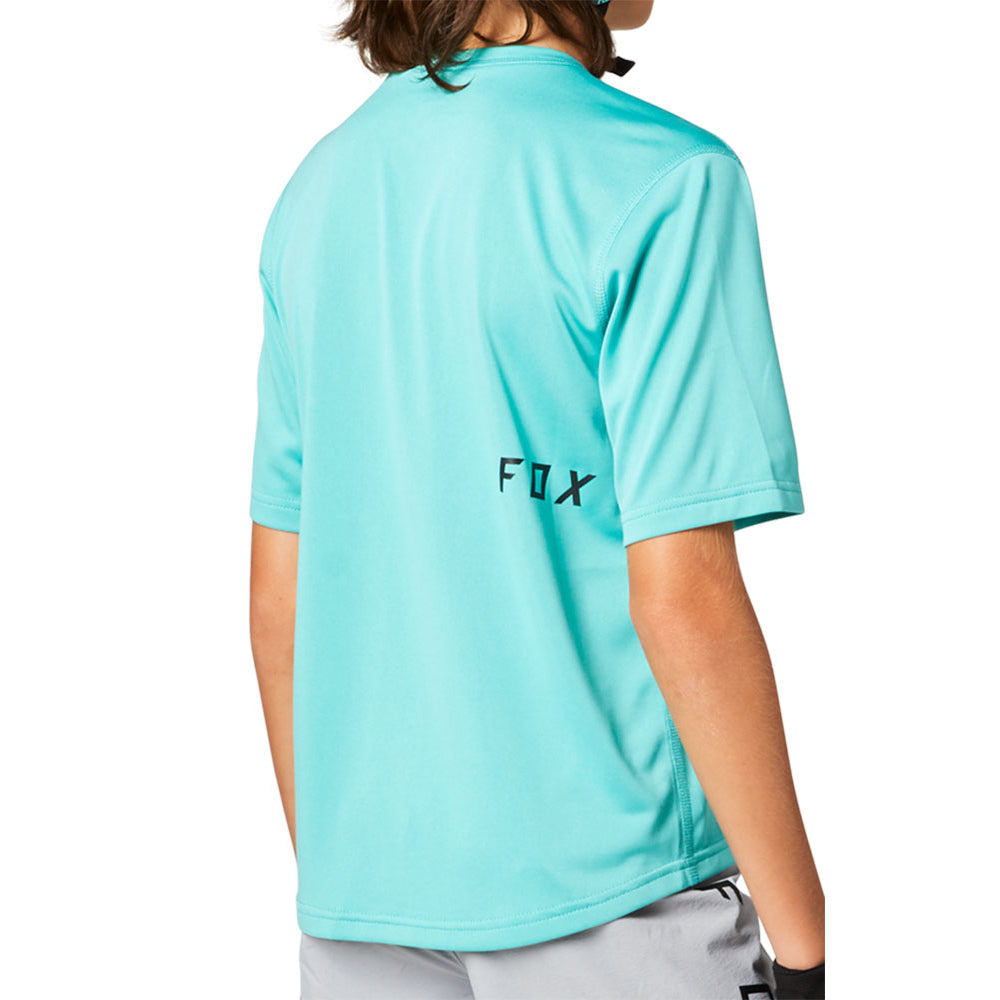 Fox Ranger Youth Short Sleeve Jersey - M - Teal