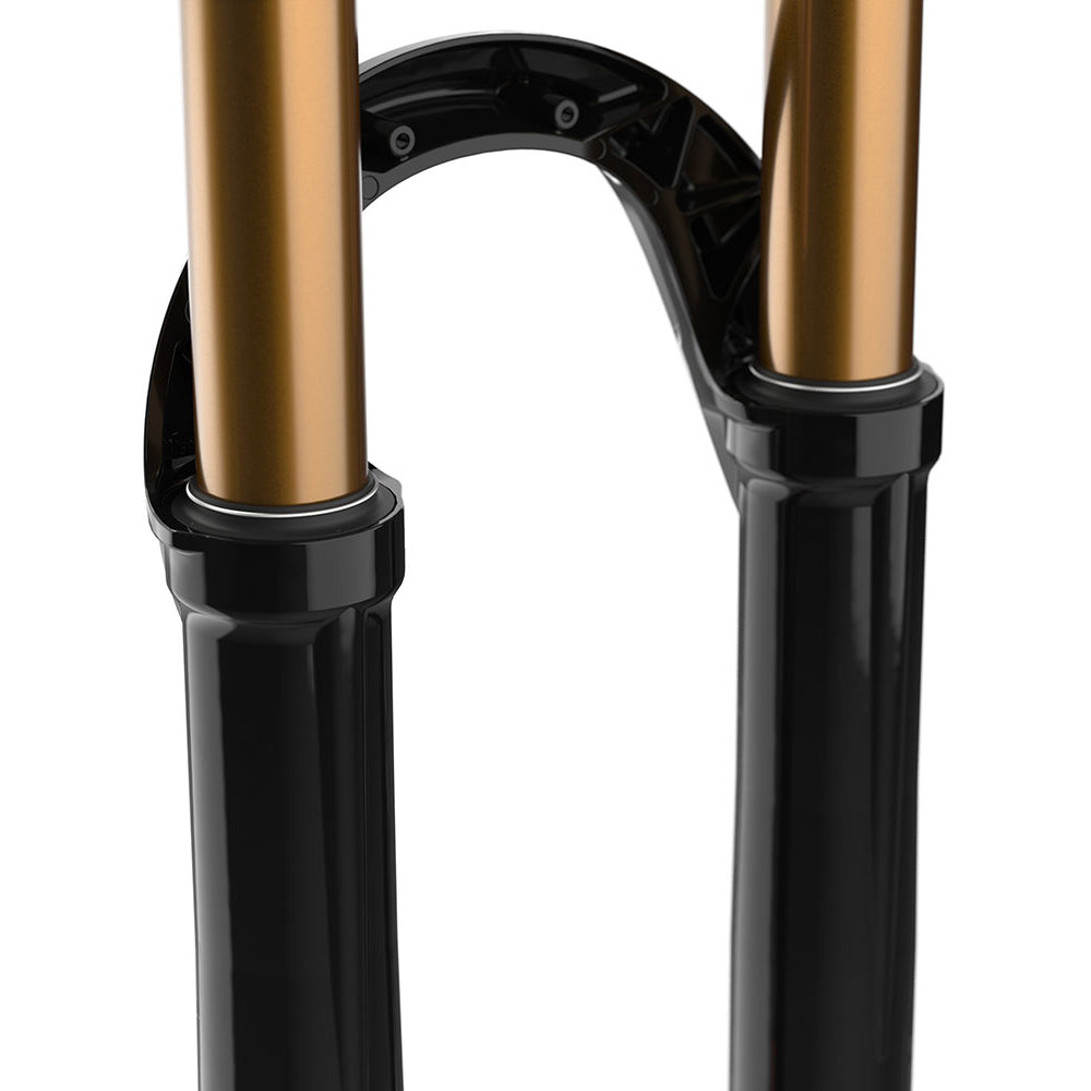 Fox Shox 34 Float Factory Kashima Fork - Shiny Black - 15x110mm Boost - QR Lever - 44mm - 130mm - Grip 2 HSC/LSC HSR/LSR - 2022 - Tapered 1 1-8-1.5 Inch - 29 Inch
