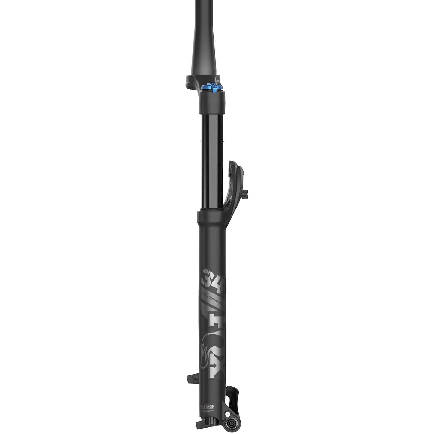 Fox Factory Fox 34 Float Performance Series Fork - Matte Black - 15x110mm Boost - QR Lever - 44mm - 140mm - Grip 3 Pos - 2023-24 - Tapered 1 1-8-1.5 Inch - 29 Inch