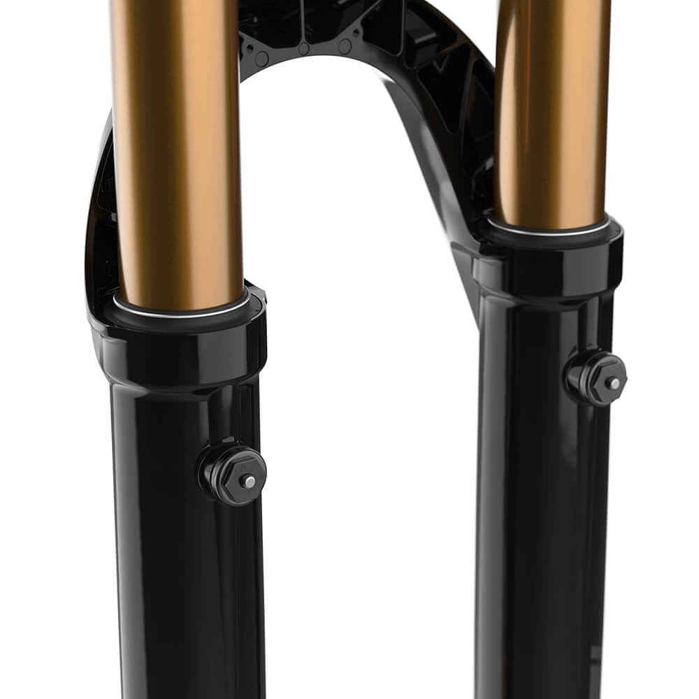 Fox Shox 38 Float Factory Kashima Fork - Shiny Black - 15x110mm Boost - QR Lever - 44mm - 160mm - Grip 2 HSC/LSC HSR/LSR - 2022 - Tapered 1 1-8-1.5 Inch - 29 Inch