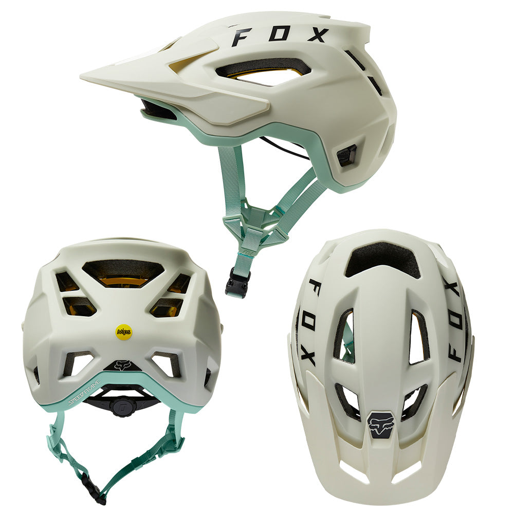 Fox Speedframe MIPS Helmet - L - Bone - AS-NZSÂ 2063-2008 Standard