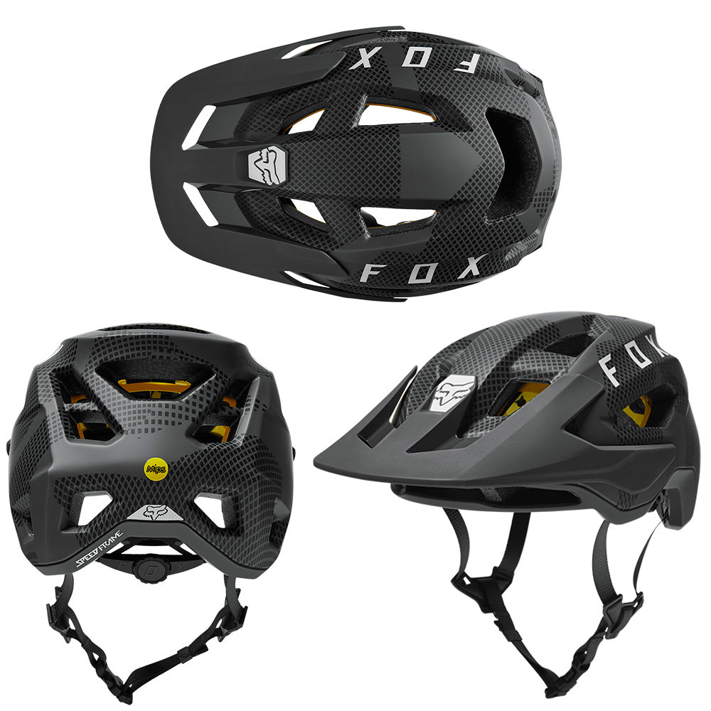 Fox Speedframe MIPS Helmet - L - Camo Grey Camo - AS-NZSÂ 2063-2008 Standard