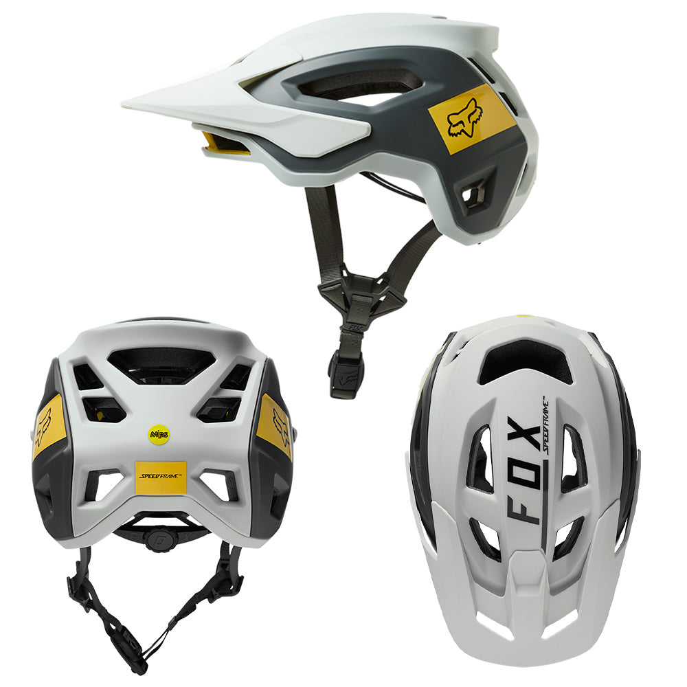 Fox Speedframe Pro MIPS Helmet - L - Blocked Boulder - AS-NZSÂ 2063-2008 Standard