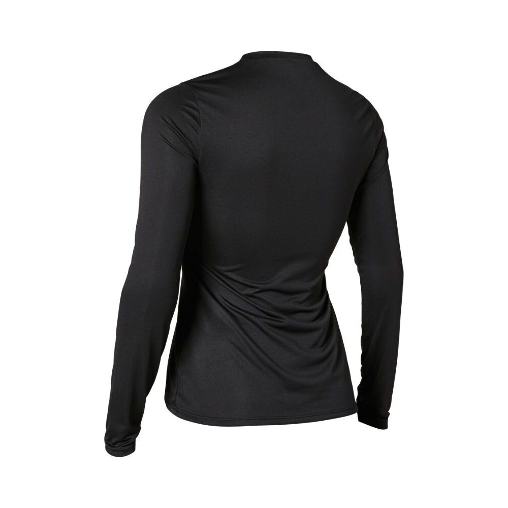 Fox Tecbase Women's Long Sleeve Base Layer - L - Black