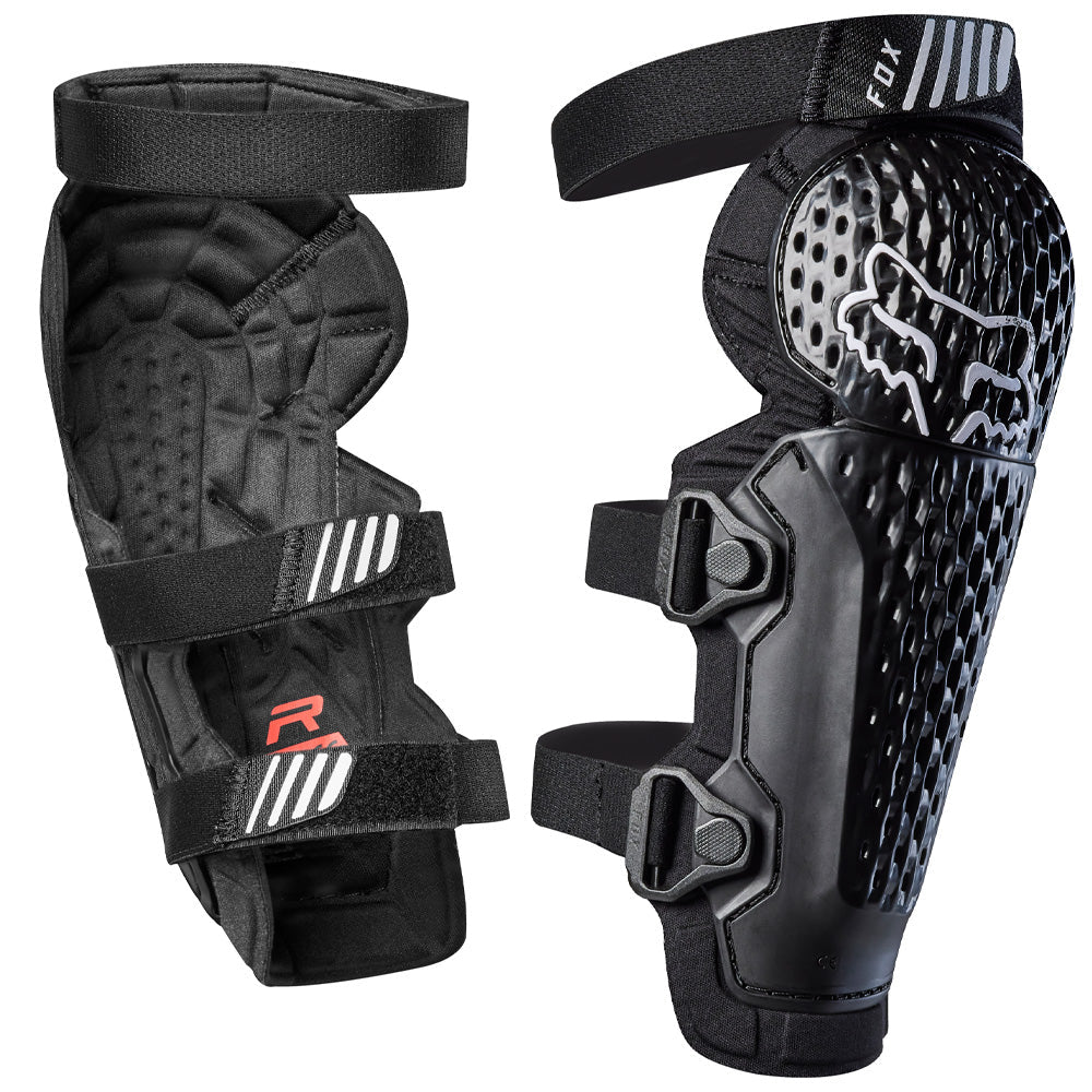 Fox Titan Race Youth Knee Guards - Youth - One Size Fits Most - Black