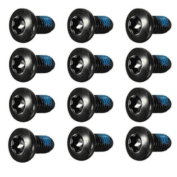 Generic T25 Rotor Bolts - Pack Of 12 - Black